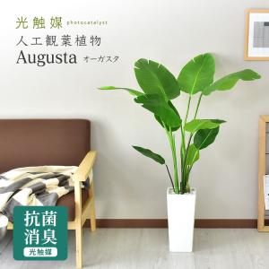 人工植物 観葉植物 DORIS 光触媒 造花 植物 フェイクグリーン 鉢付き リビング 消臭 殺菌 防臭 オーガスタ 北欧 ドリス