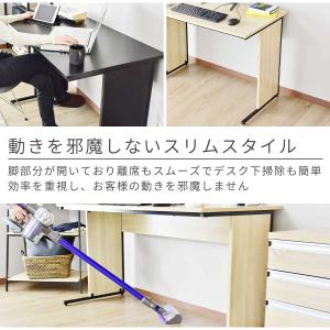 デスク パソコンデスク 木製 PC オフィス ...の詳細画像4