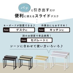 パソコンデスク デスク キッチン テーブル P...の詳細画像1