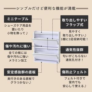 シューズボックス 靴箱 収納ボックス チェスト...の詳細画像5