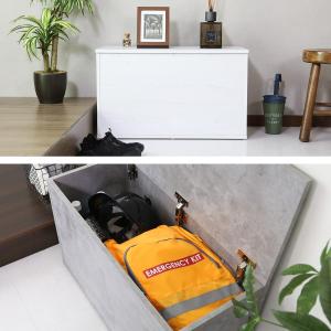 玄関収納 玄関ベンチ スツール 収納ボックス ...の詳細画像2