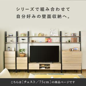 チェスト 壁面収納 壁寄せ オープンラック ス...の詳細画像3