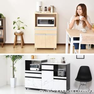 レンジ台 キッチン収納 キッチンワゴン ラック...の詳細画像2