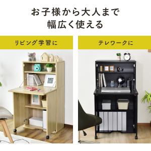 デスク ライティングデスク 折りたたみ式天板 ...の詳細画像4