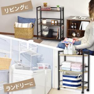 サイドワゴン 収納 キャスター付き コンパクト...の詳細画像5