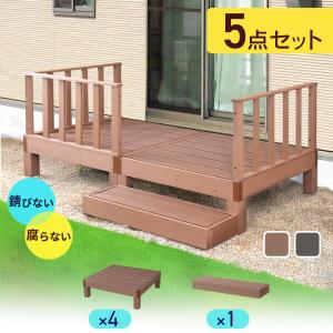 DORIS（ドリス） ウッドデッキ 0.75坪用 人工木 高耐久 ベランダ