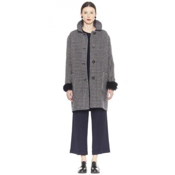 NUEVO ヴィスコースウール ショート丈ワイドパンツ 紺 'S MaxMara