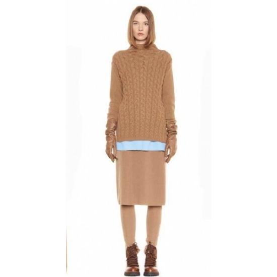 VISIR-01  カシミア混 ニットスカート キャメル 'S MaxMara