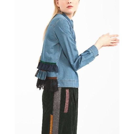 ARABIA バックデザイン デニム風ブラウス MaxMara WEEKEND