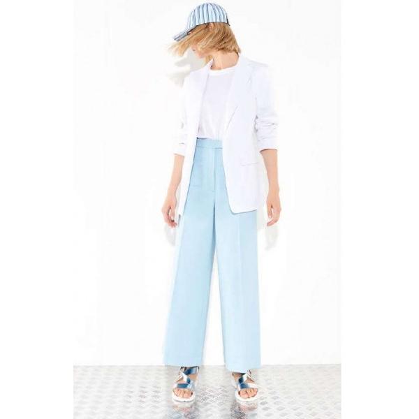 VORRA ステッチデザイン ワイド系パンツ ライトブルー SPORTMAX CODE