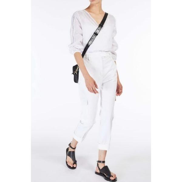 UNICO レースアレンジ キャミソール付ブラウス 白 MaxMara STUDIO