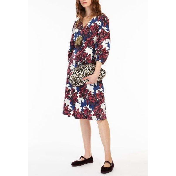 CAMPALE ジャージ素材 花柄プリントワンピース マルチカラー MaxMara WEEKEND