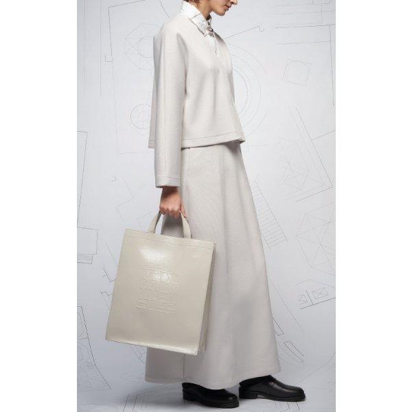 CANOSSA Vネック ドルマンスリーブジャケット パールグレー MaxMara LEISURE