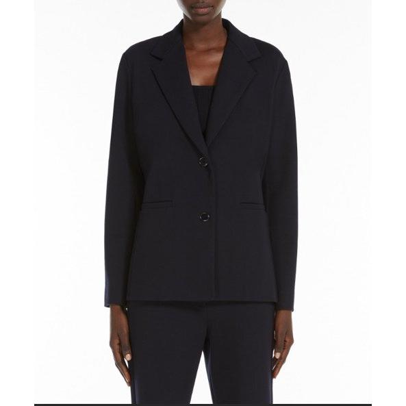 JOICE ジャージ素材 テーラードジャケット 濃紺 MaxMara LEISURE