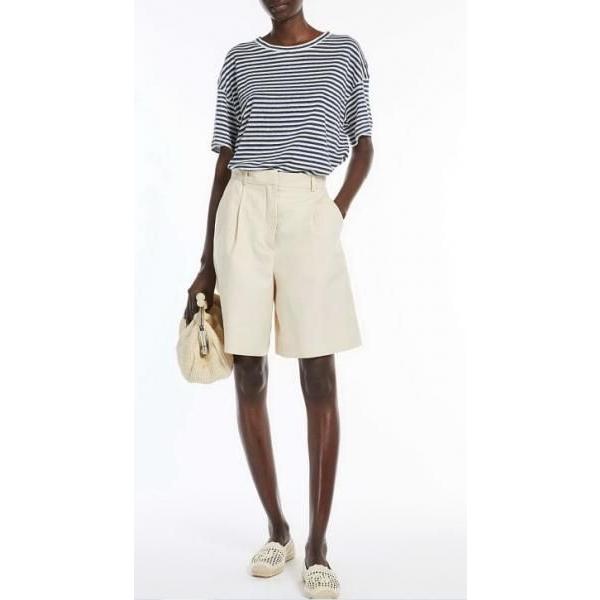 BARCA  上質麻素材 ボーダー半袖カットソー MaxMara WEEKEND