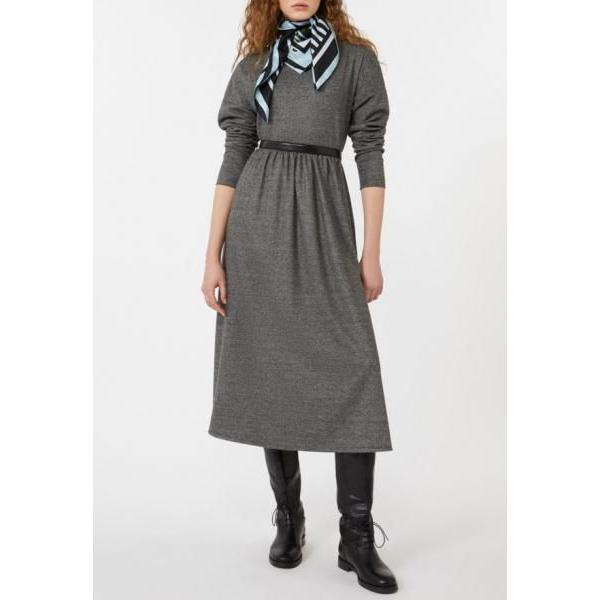 BACCANO  ギャザースカート ジャージ素材ワンピース グレー MaxMara WEEKEND