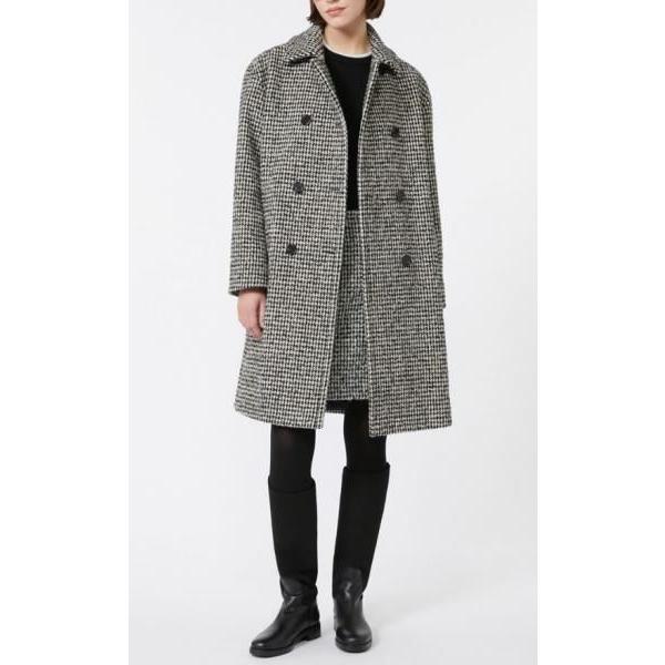 ALESSIA  アルパカ混 ツィード調 ダブルブレストコート 'S MaxMara