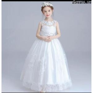 キッズドレス 子供 ドレス子どもドレス ワンピース 結婚式 ピアノ発表会 ロングドレス ドレス 女の...