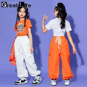 かっこいい キッズダンス衣装 リボントップス ...の詳細画像4