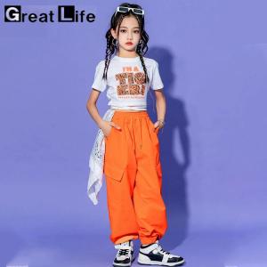 かっこいい キッズダンス衣装 リボントップス ...の詳細画像5