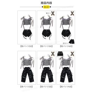 k-pop 衣装 キッズダンス衣装 シルバー ...の詳細画像2