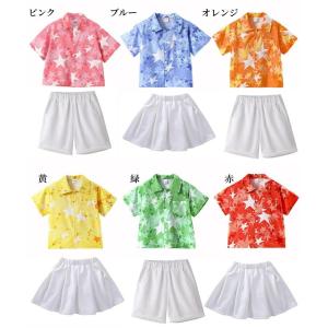 カラフル 子供 可愛いダンス衣装 半袖シャツ ...の詳細画像2