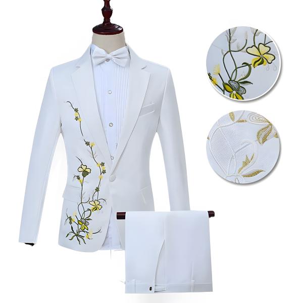 ステージ衣装 メンズ スーツ セットアップ 男性 ステージジャケット パンツ 上下2点セット 素敵な...