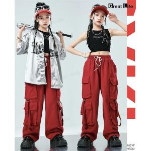 ベースボールシャツ シルバー キッズダンス衣装...の詳細画像4