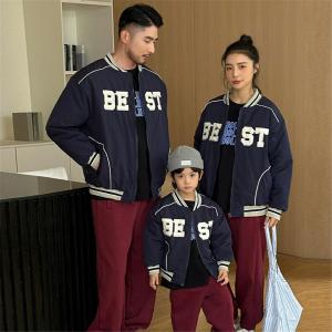 親子 ペアルック 赤ちゃん アウター 前開き 韓国風 シンプル おしゃれ 親子ペアルック 秋 冬 トップス ゆったり ママ 女の子 ペアルック 親子 ブランド 長袖 パ