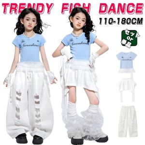 水色 Tシャツ ライトブルー トップス 子供 ヒ...の商品画像