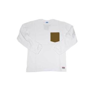 GOOD ON グッドオン シェラデザイン 長袖 ロングスリーブ ６０/４０ポケットTシャツ ホワイ...