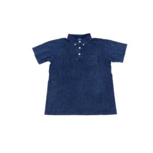 GOOD ON/グッドオン メンズ半袖 グッドオン S/S ポケット付きポロTシャツ インディゴシェイブ｜greatblue