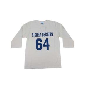 good on グッドオン シェラデザインズ 7分袖 ８０SフットボールTシャツ ピグメントナチュラ...