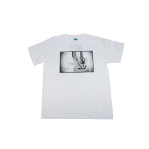 GOOD ON グッドオン 半袖 ショートスリーブ フォトプリントTシャツ スラッキーギター ホワイ...