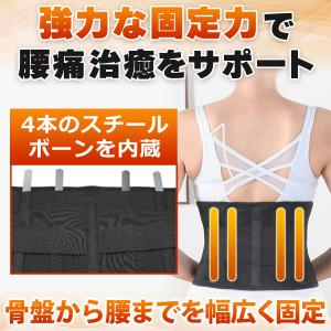腰痛ベルト コルセット スポーツ用 コルセット...の詳細画像1