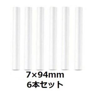 加湿器 フィルター 加湿フィルター 7×94mm 棒状 交換用 6本 卓上 USB 給水芯 綿棒 卓上 綿 給水 芯 交換 超音波式 コットンフィルター 7×94mm｜greatful