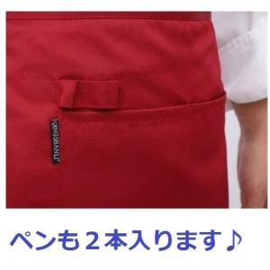 ショートエプロン 撥水 エプロン 短い ソムリ...の詳細画像4