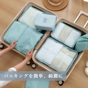 トラベルポーチ パッキング 8点セット 吊るせ...の詳細画像1