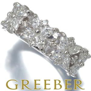 ダイヤリング ダイヤモンド 1.82ct 2種カット フラワー Pt900  GENJ 限界値下げ品