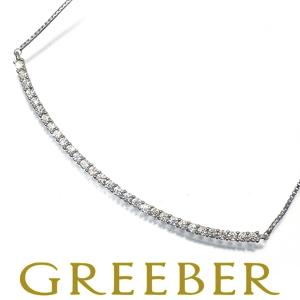 ダイヤ 0.40ct ブランコ ネックレス K18WG  GENJ 大幅値下げ品｜greeber01