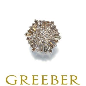 ダイヤ 0.45ct ２種カット ペンダントトップ K18WG  GENJ 大幅値下げ品｜greeber01