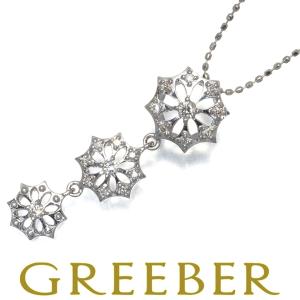 ダイヤ 0.175ct 揺らめく ネックレス K18WG GENJ 大幅値下げ品｜greeber01