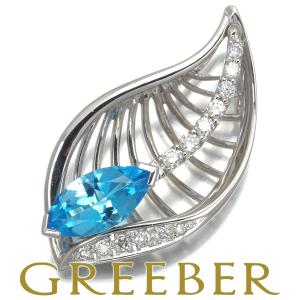 トパーズ 1.14ct ダイヤ 0.18ct  Pt900 GENJ｜greeber01