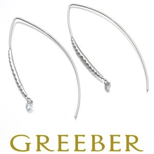 ダイヤ 0.23ct/0.26ct  ピアス K18WG GENJ｜greeber01