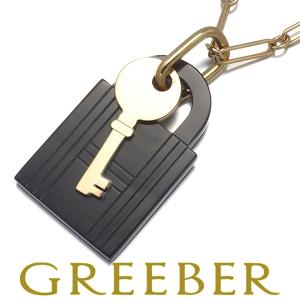 HERMES エルメス アマール ペンダントネックレス Amarre バッファロー 