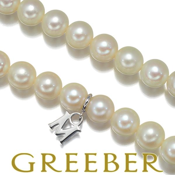 ミキモト ネックレス パール 真珠 5.0-5.5mm シルバー 袋BLJ