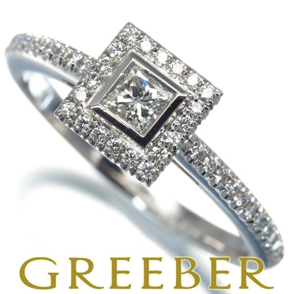 ティファニー リング ダイヤ ダイヤモンド プリンセスカット 11.5号 Pt950 指輪 BLJ ...