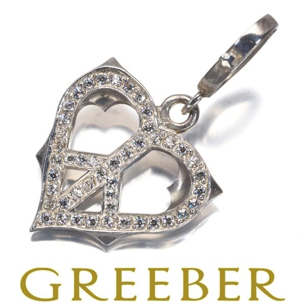 ローリーロドキン ペンダントトップ キュービックジルコニア ゴシックピースハート スモール シルバー...