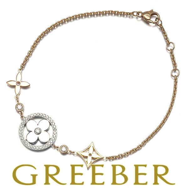 ルイヴィトン ブレスレット ダイヤ ダイヤモンド ブラスレ イディールブロッサム スリーカラー K1...