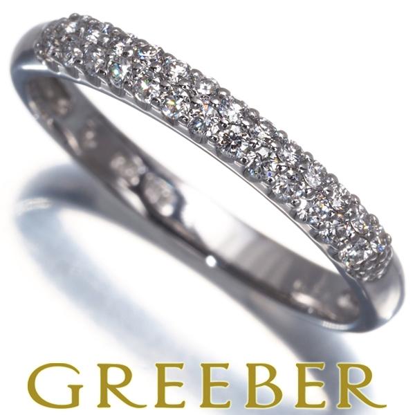 ポンテヴェキオ リング ダイヤ ダイヤモンド 0.21ct ハーフエタニティ 10号 K18WG 指...